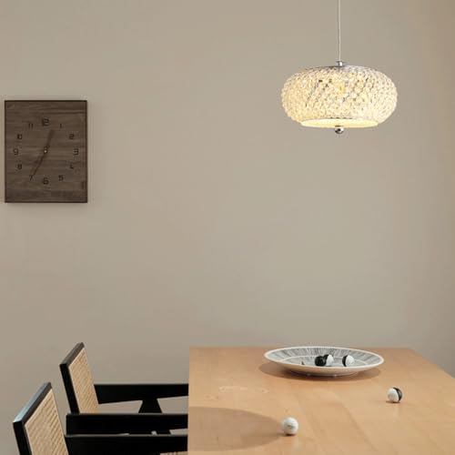 Lámpara de techo colgante de altura ajustable con led pequeño para mesa de comedor y bar 5