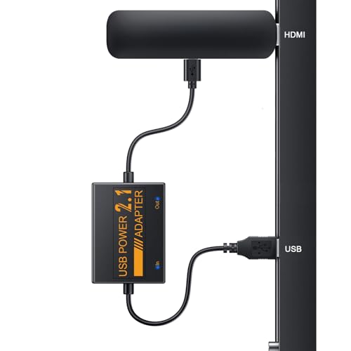 USB Power Cable Adapter for Fire TV Stick, Powers Streaming TV Sticks Directly from TV's USB Port...