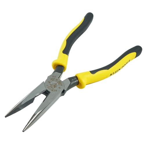 Klein Tools J203-8 8-Inch Needle Nose Pliers, Heavy Duty Cutting thumb #5