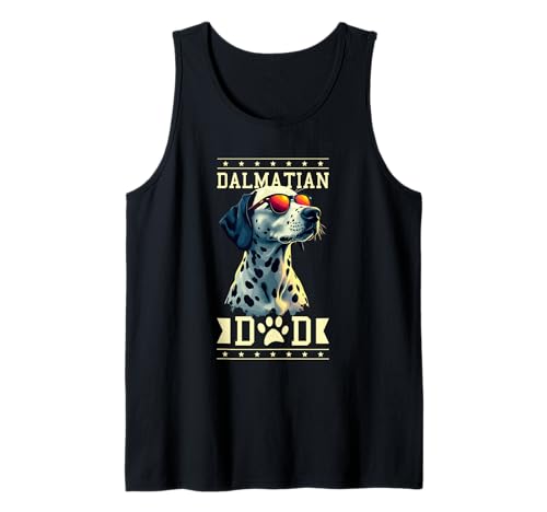 Hombre Dalmatian Dad Dalmatians Dal Dally Dog Camiseta sin Mangas