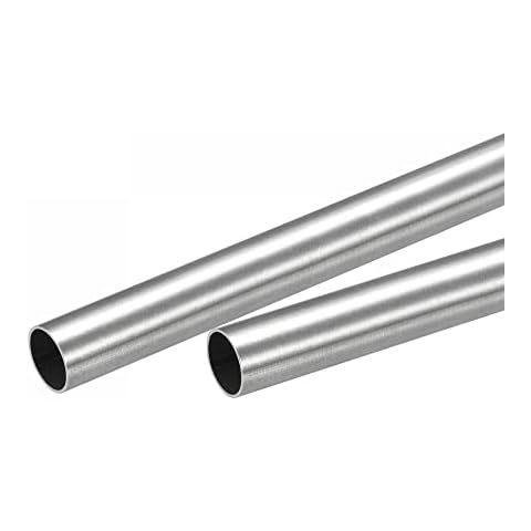 sourcing map 2stk. 316 Edelstahl Rohr, 10mm OD, 0,5mm Wandstärke, 300mm Länge Rohr Cover