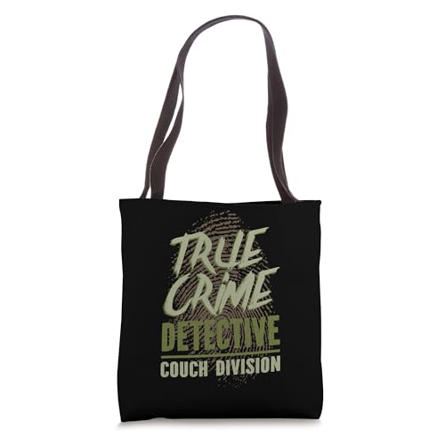 Funny True Crime Mystery Detective Humor Tote Bag miniatura 1