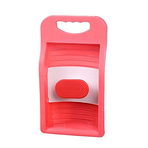 Generic Tábua de Lavar Tábua de Esfregar para Lavar Roupa de Roupas de Bebê Toalhas, Rosa