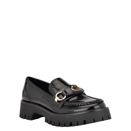 GUESS Almost, Mocasín Mujer, Negro 002, 37 EU