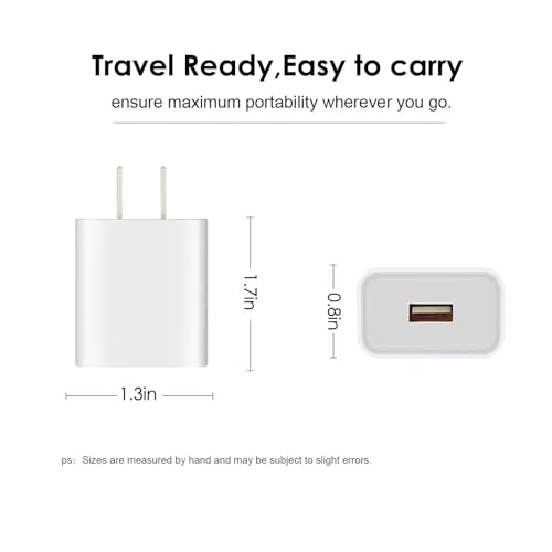 Image of 5V USB Wall Charging Block Power Adapter for Roku Streaming Stick Plus 3500 3600 3800 , Express Plus /4k+,Roku Premier /Plus, Voice Remote Pro 2nd, Premiere 3920, Fire Tablets, Kindle eReaders Charger