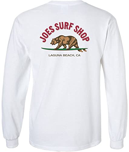 Joe's Surf Shop Men's Graphic Long Sleeve Cotton Tees in Regular Big & Tall
