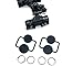 Bisu Rubber Lens Covers for PVS-14 PVS15 PVS31 BNVD1431 Night Vision Lens Protective, Black