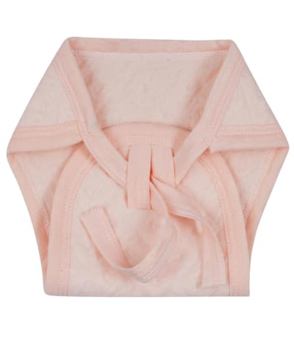 Image of AmBaby Super Absorbent Baby Nappies Langot Adjustable Washable Reusable Soft Hosiery Cotton Cloth Diapers Nappy with 3 Layers Unisex Baby Langoti fits 0-6 Months - Pack of 8