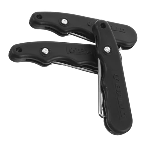 Mikikit 3pcs Skate Lace Tightener: Shoe Lace Puller Foldable Boot Shoe Lace Tightening Tool for Ice Skates Ice Hockey Figure Skates Shoes Accessories