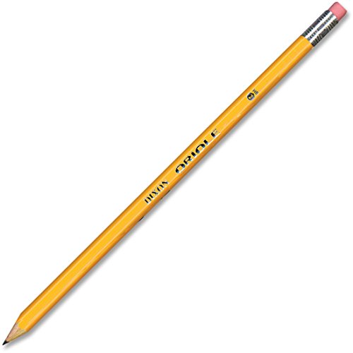 Lápices Dixon Oriole HB Barril Amarillo x12 miniatura 1