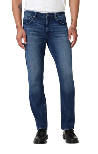 Mavi Men's Zach Mid Rise Straight Leg Jeans, Dark Brushed Nashville, 34x34