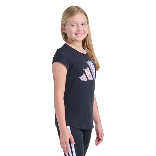Image of adidas Kids Girls Essential Tee Casual Tops Casual - Black