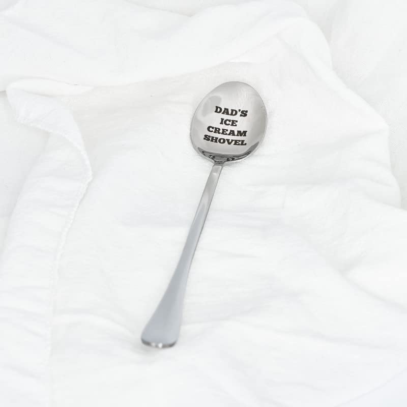 "I Love You Dad" Engraved Spoon - Stainless Steel Gift For Father's Day & Birthdays