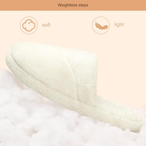 ULTRAIDEAS Womens Fluffy Scuff House Slippers Indoor3