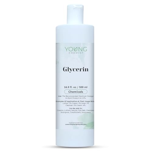 Image of Young Chemist Glycerine (Pure and Unscented) For Soft And Moisturize Skin | 500 gram, Liquid