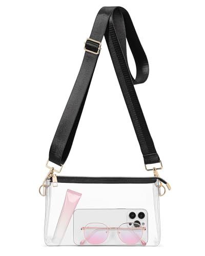 HULISEN Clear Stadium Bag Crossbody Purse for Women