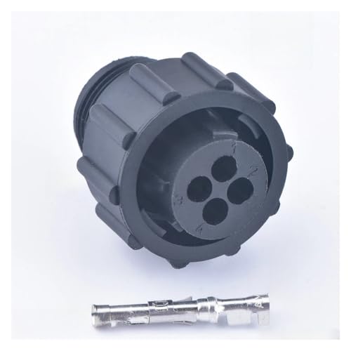 automotive wire connectors 4 Pin Automotive Transducer Socket Wiring Black Circular Connector Socket 182658-1 206153-1 206060-1 1-206062-4 Car maintenance(Female)