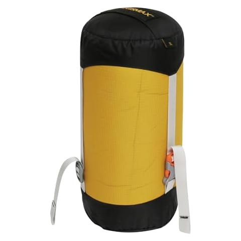 AEGISMAX New 1.5L-45L Ultralight Compression Sack for Sleeping Bag Accessories Waterproof Nylon Stuff Sack Outdoor Ultralight Storage Bag (1.5L Golden) Cover
