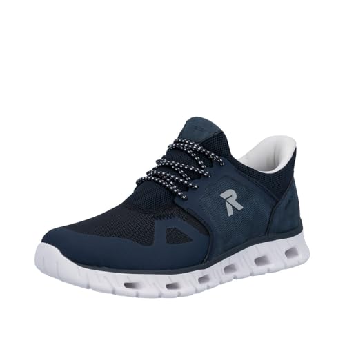 Rieker Herren 04355 Sneaker Low Blau 43