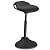 SONGMICS Standing Desk Chair, Adjustable Ergonomic Standing Stool, 23.6-33.3 Inches, Swivel Sitting Balance Chair, Anti-Slip Bottom Pad, Black UOSC02BK