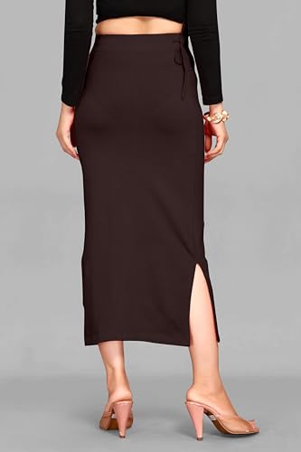 Image of ALYNE Blended Saree Shapewear Petticoat for Women, Women's Blended FullElastic with Drawstring Saree Shapewear, Skirts for Women,Shape Wear Dress for Saree