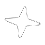 Stove Ring (5''x5'') Heat Diffuser - Compatible with Glass Cooktops & Electric Stoves, Hob Protector, Even Heating-1pcs