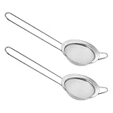 Garneck 2 Stück Edelstahl Sandschaufel mit Feinem Sieb Rostfrei Glatte Kanten Professionelle Reptilien Kotschaufel für Sandsubstrat Reinigung im Terrarium