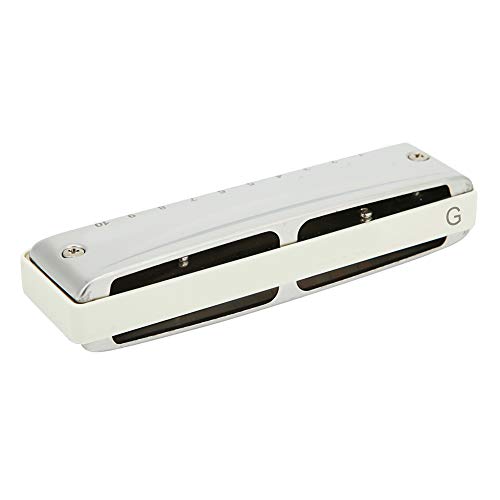 Harmonica à 10 trous en acier inoxydable ABS et résine pour adultes débutants Blanc - Les Beatles, Paul McCartney, John Lennon, RIngo Starr, George Harrison Harmonica à 10 trous en acier inoxydable ABS et résine pour adultes débutants Blanc – Image 7
