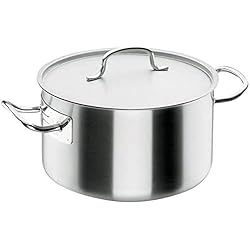 Olla Lacor 32 Cm Lacor - 50033 - Cacerola Alta Con Tapa Chef Classic 32cm Inox