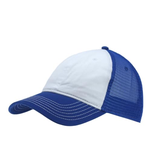 Image of The Vintage Year Washed Cotton Unstructured Soft Mesh Adjustable Trucker Baseball Cap