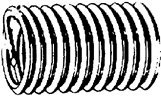 (30pcs) Metric DIN 8140A M8X1.25X20 Metric Helical Thread Repair Inserts, Free Running Stainless Steel Ships Free in USA by Aspen Fasteners, ASMM19986