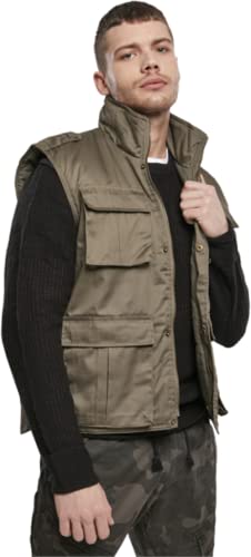 Individual Wear Men's Ranger Utility Vest, Olive - L2