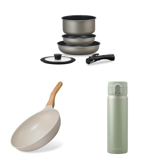 �y�Z�b�g�����z�yAmazon.co.jp����z�A�C���X�I�[���} �t���C�p�� �� �Z�b�g IH&�K�X�ΑΉ� 5�_ �_�C�������h�R�[�g �V���o�[ ATF-SEI5 + �t���C�p�� 26cm IH�E�K�X�Η��p �i�`������t���C�p�� �y�� �O���C�b�V�����J NTL