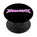 Megadeth – Neon Pink Logo PopSockets PopGrip Intercambiabile