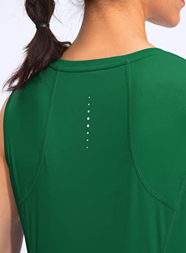 YYV Regatas femininas de treino leves sem mangas para mulheres soltas para corrida atlética tênis yo