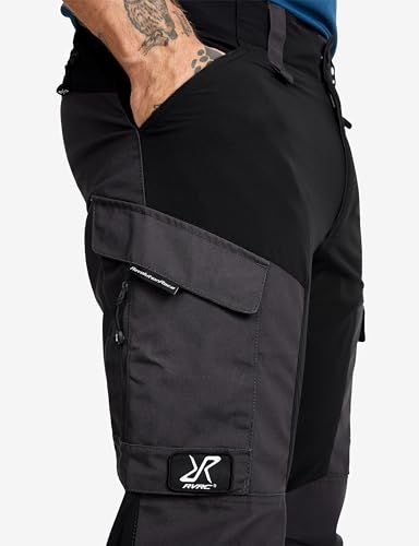 Foto von RevolutionRace Herren RVRC GP Pants, Hose zum Wandern und für viele Outdoor-Aktivitäten, Jet Black, M