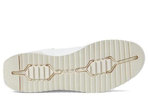 Image of BOSS Men's Zayn Low Profile Suede Leather Two Tone Sneaker