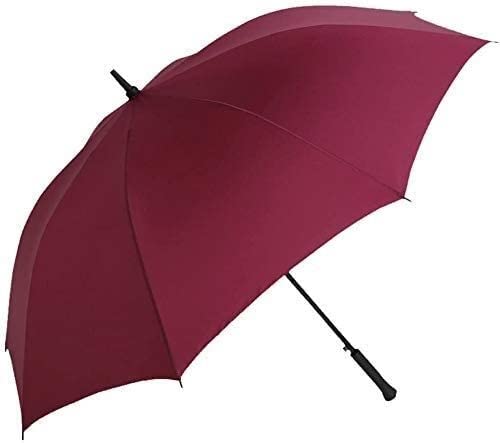 Parapluie de golf grand format avec 8 baleines renforcées anti-vent