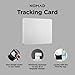 Nomad Tracking Card Air White, Slim Card Tracker with IPX7 Waterproof and Dust Proof - Card Tracker for Wallet & Luggage, 5 Months GPS Tracker Long Battery Life, Rechargeable, Compatible with iOS Only