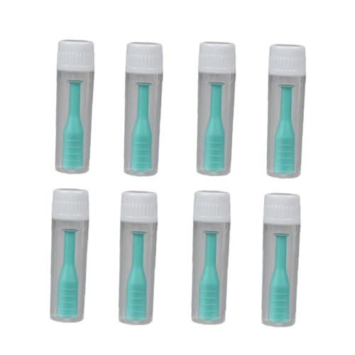 WEKAMOS 8 set Strumenti Rimozione Lenti Ventosa Verdi Accessori Pratici per Inserimento e Rimozione Lenti Contatto Morbide e Rigide Kit Domestico Igienico e Durevole