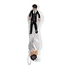 Topper per Torta con Statuine Sposi, Decorazione Nuziale Coppia Statuette Figure Sposo e Sposa Corda Matrimonio Sposalizio Divertente in resina - Altezza h 13cm #4
