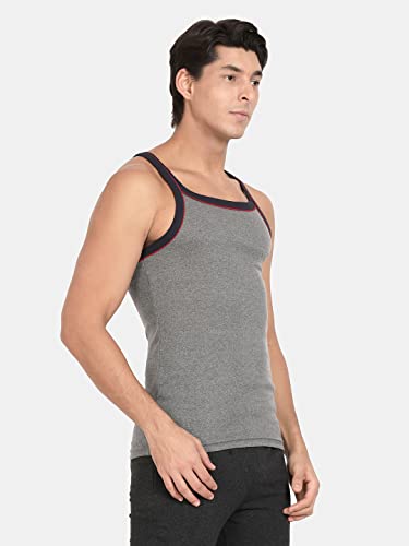 Image of Pepe Mens Square Neck Solid Vest