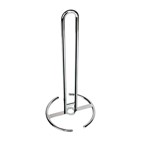 Winmien Paper Towel Holder Countertop, Kitchen Standing Paper Towel Roll Holder for Bathroom Kitchen Organization and Storage, Standard or Jumbo-Sized Roll Holder (Chrome) Cover
