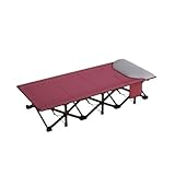 GDHKDDFL Cama reclinable portátil Siesta, Marcha, Exterior, Uso doméstico, Cama pequeña, Cama portátil, Sillón reclinable for la Siesta(Green,Large)