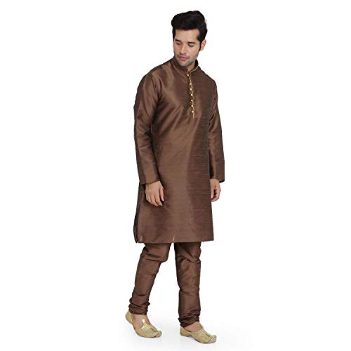 Image of Royal Kurta Men's Cotton Silk Kurta Pyjama Set