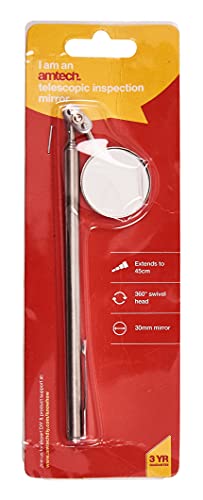 Amtech S2300 Miroir d'inspection télescopique – Rouge