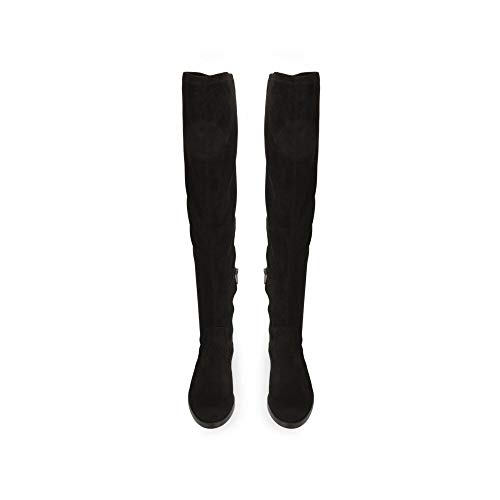 Kenneth Cole REACTION Women's Wind-y Over the Knee Stretch Boot, Black, 7 M US2