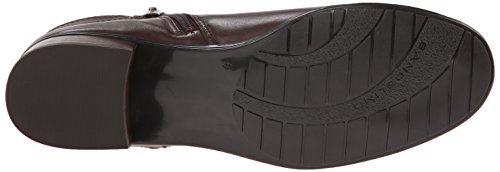 Bandolino Women's Carrington Leather Boot,Dark Brown,7.5 M US4