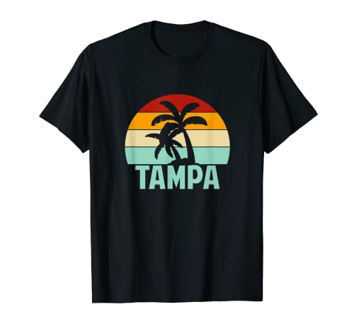 Recuerdos de vacaciones vintage en Tampa, viaje de vacaciones retro Camiseta