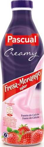 Calidad Pascual Yogur Líquido Cremoso Sabor Fresa - Pack de 1 Botella x 750 ml - Bebida Láctea Refrigerada